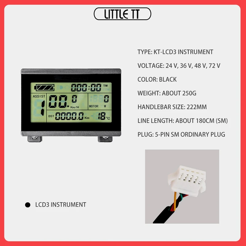 Dropship-36V/48V 1500W 35A Electric Bicycle Sine Wave Controller KT LCD3 Display&ampThumb Throttle and Sensor SM Accessories | Спорт и