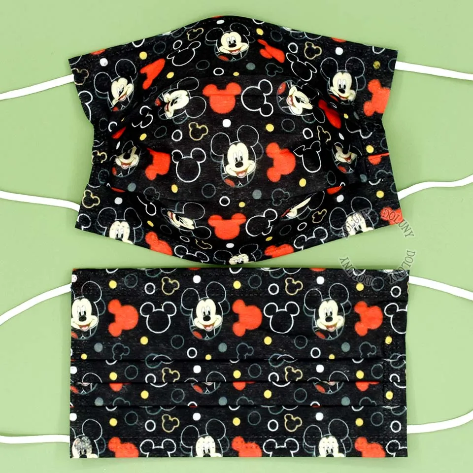 20/40/60 шт. одноразовые трехслойные нетканые защитные маски для взрослых |