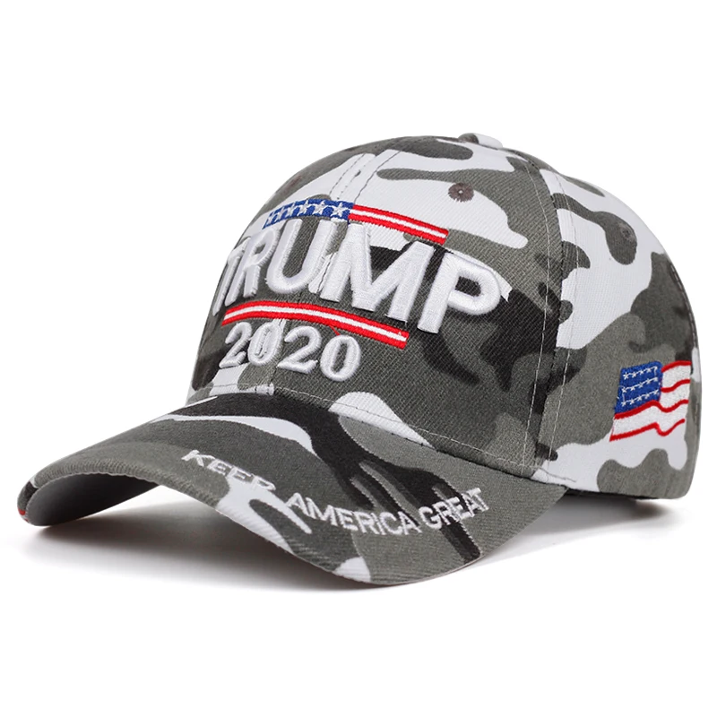 

Donald Trump 2021 Cap Camouflage USA Flag Baseball Caps Keep America Great camo Hat 3D Embroidery Star Letter Camo Army
