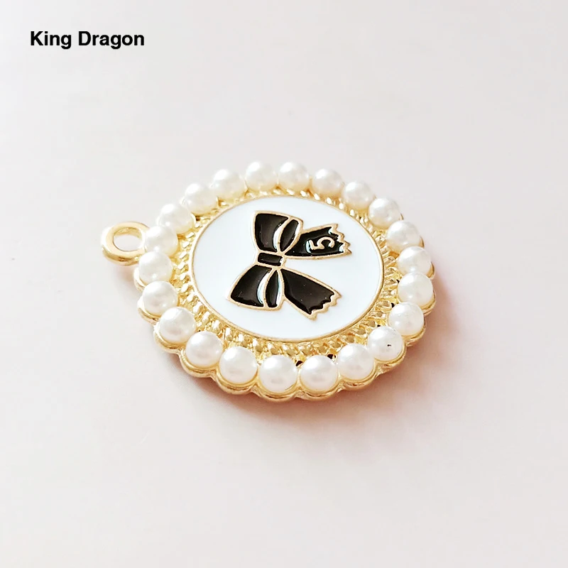 Подвески с жемчужинами и цветами для изготовления ювелирных изделий подвески