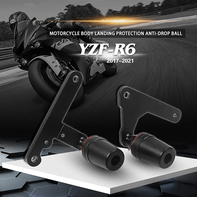 

Motorcycle Engine Anti-Collision Slider Fall Frame Protector Suitable for Yamaha YZFR6 2017 2018 2019 2020 2021