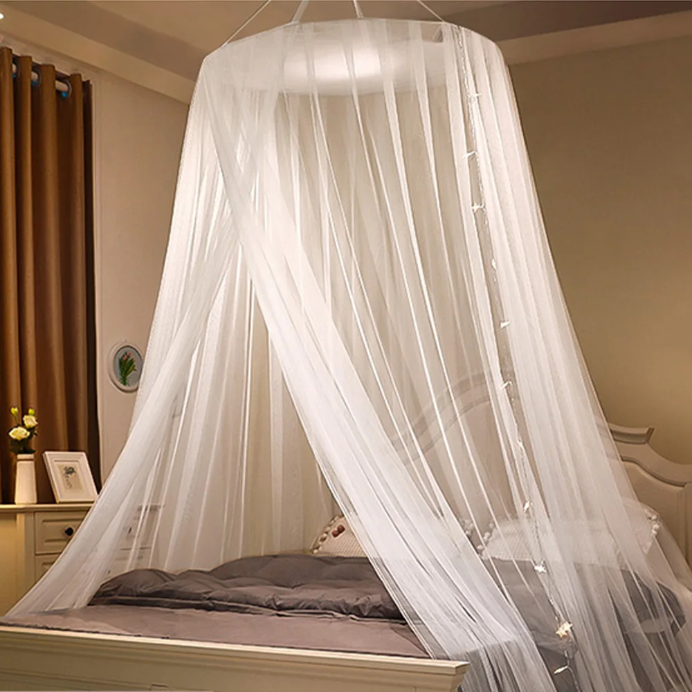 Mosquito Net Window For Double Bed Fabric Door Folding Tent 