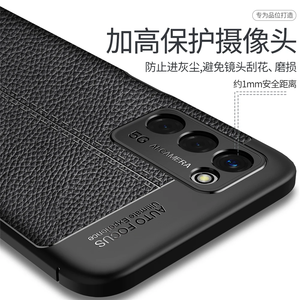 for oppo a55 5g case for oppo a55 5g cover rubber silicone tpu protective shell funda coque capa soft back business phone case free global shipping