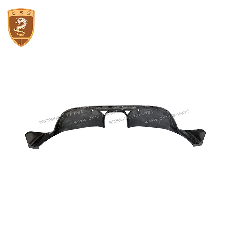 Настоящее углеродное волокно задний бампер диффузор для губ подходит Porsche 718 Boxster