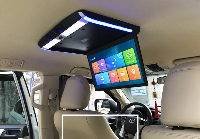 Автомобильный монитор на крыше с экраном 17 3 дюймов Android 8 1 TFT ЖК-проигрыватель HD