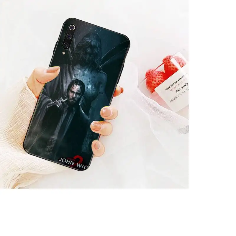 

John Wick Phone Case For Redmi 9A 8A 7 6 6A Note 9 8 8T Pro Max Redmi 9 K20 K30 Pro Black Silicone Soft TPU Case
