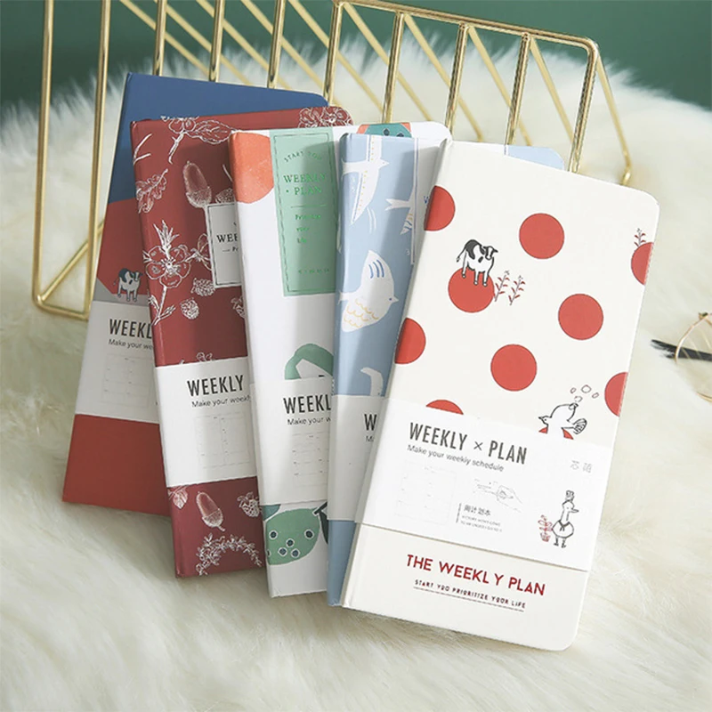 

Блокнот в стиле Ins, Еженедельный план, записная книжка, учебный план, блокноты для студентов, дневник, офисные принадлежности