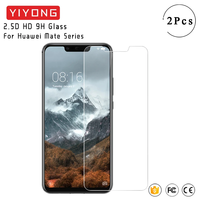 Закаленное стекло YIYONG 2.5D для Huawei Mate 20 Lite X 10 Pro Защита экрана 7 8 9 Mate20 | Мобильные
