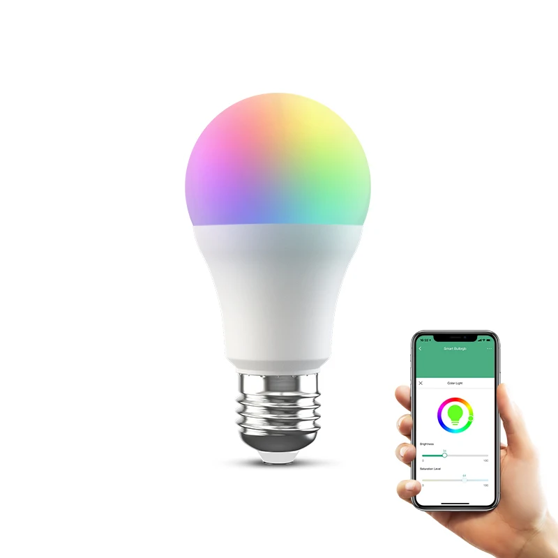 

New Smart Bulb E27 Wi-Fi LED Lamp Dimmable RGB Light Smart Control Led Lamp Voice Control Works With Google Home And Alexa