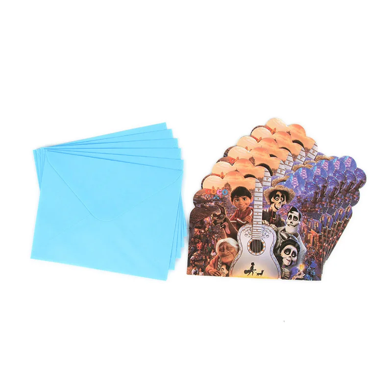 card 6pcs 18 дюймов Коко миг тема алюминиевый Фольга праздничные украшения из шаров воздушные шары вращаться на воздушном шаре День рождения расходные материалы - Цвет: card 6pcs