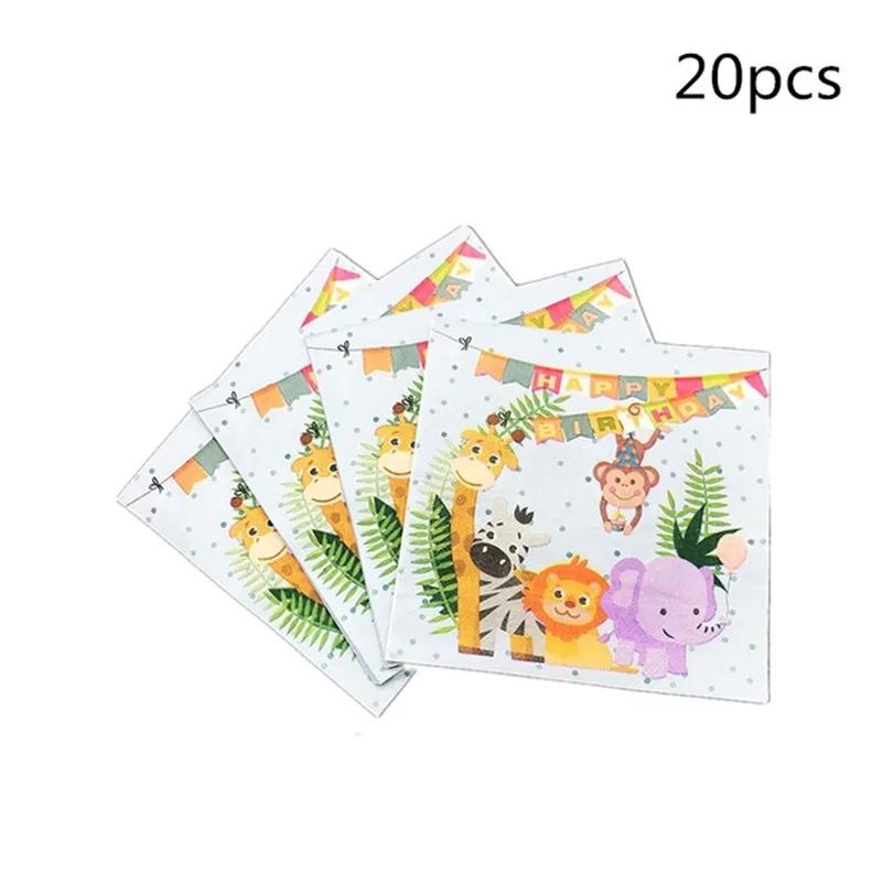 Тематическая вечеринка на день рождения в джунглях сафари сувениры виде