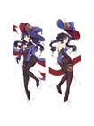 Game Genshin Impact Mona Dakimakura Аниме обнимающая подушка для тела Чехол Наволочка для тела наволочка для подушки Чехол для подушки