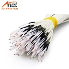 Anet 100K ohm NTC 3950 Термисторы датчики с кабелем Запчасти для 3D принтера 510 шт. для Hotbed RepRap Mendel I3 принтер