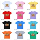 Детская одежда, футболка с принтом короля льва и гвардии Симбы, футболка с коротким рукавом для маленьких мальчиков и девочек, костюмы для малышей