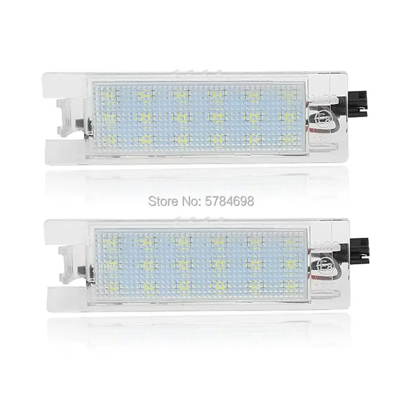 

2pcs Car-Styling LED License Plate Lights For Opel Astra H J Insignia Zafira B Corsa C D E Meriva A B Vectra C