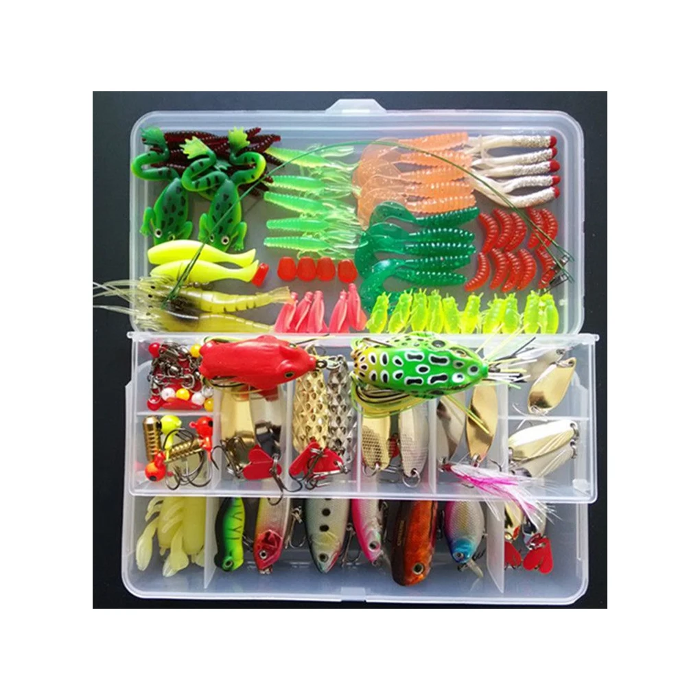 Набор приманок для рыбалки 139 шт. набор мягких жесткая приманка смешанный