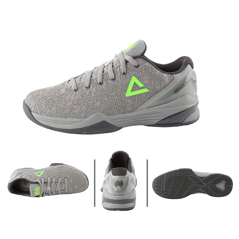 

PEAK Men Basketball Shoes Mesh Breathable Sneakers Non-slip wearable Sport Shoes Gym Training Athletic Shoes Plus Size 40-50