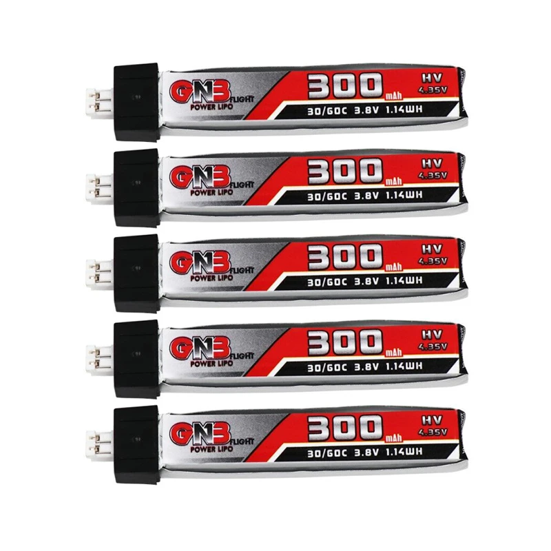 5 шт. GAONENG 300 мАч 3 8 в 30C/60C LiHV Lipo батарея PH2.0 для UK65 US65 Blade Inductrix 65S URUAV UR65 RC FPV дронецин
