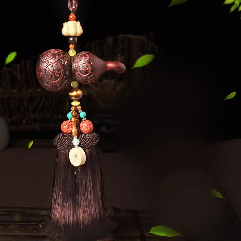

Car Pendant Ornaments Auspicious Gourd Car Interior Decoration Rearview Mirror Hanging Car Pendant Auto Accessories Lucky Gifts