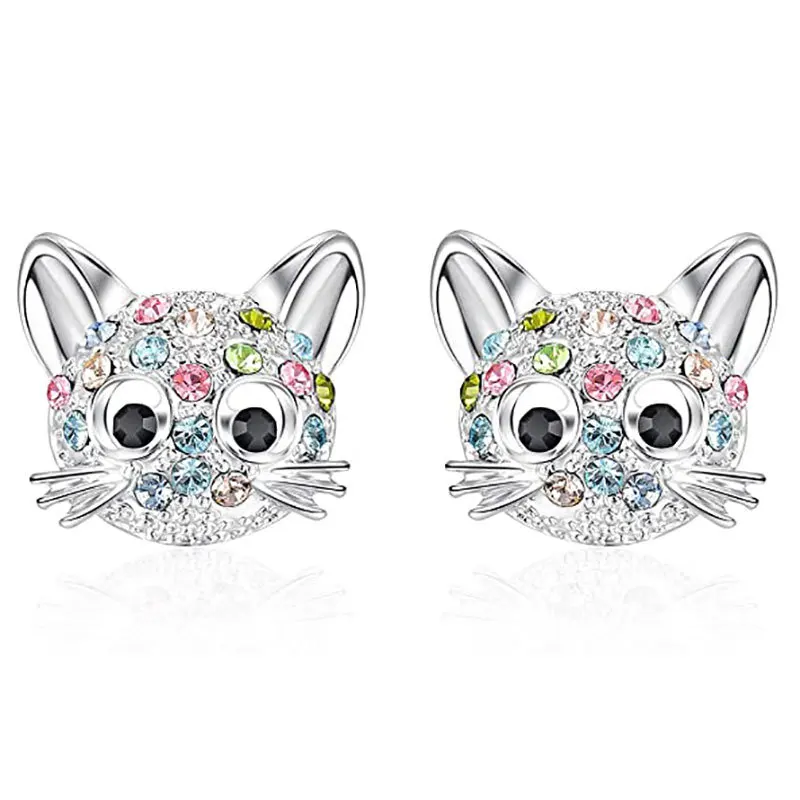 New Lucky Unicorn Cat Love Rainbow Jewelry Earrings Accessories for Women Party Anniversary Gifts | Украшения и аксессуары