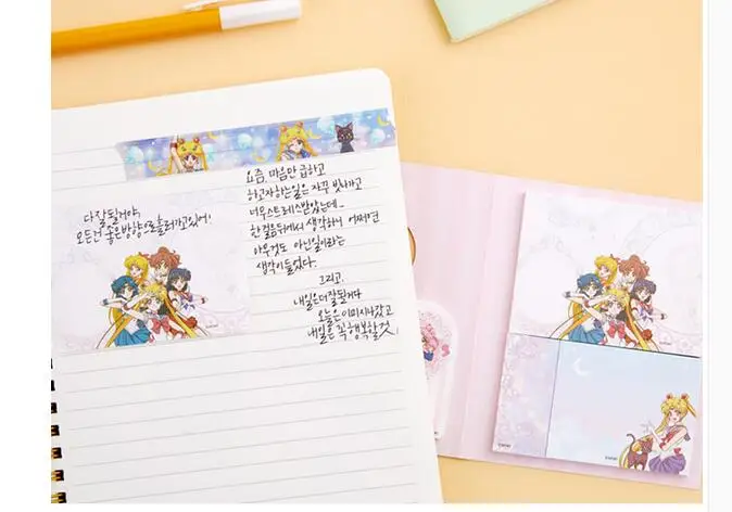 

Kawaii Sailor Moon Sticky Note Stationery Cute Sticky Notes Planner Stickers School Office Decoration