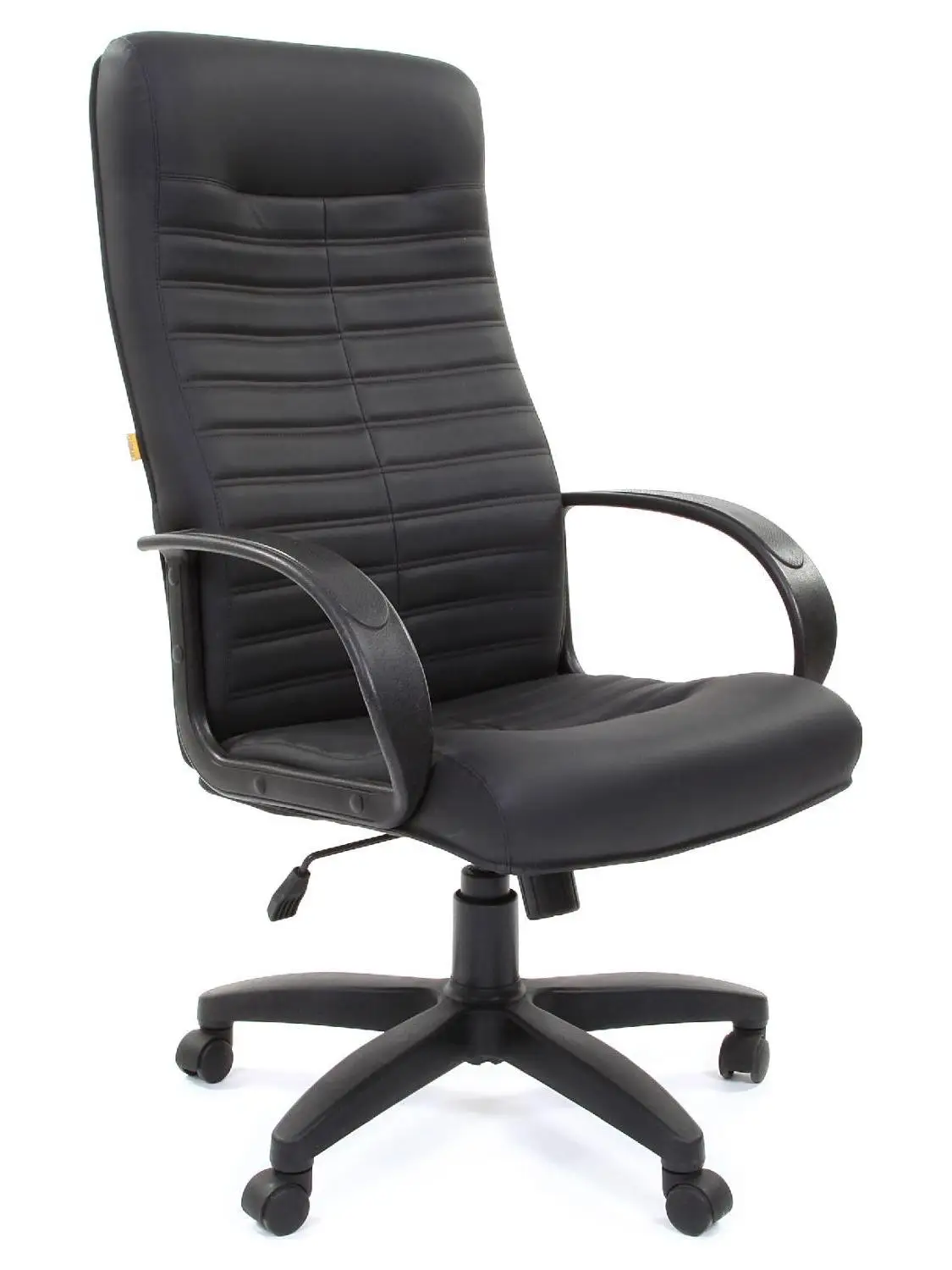 Кресло руководителя CHAIRMAN 480 LT Экопремиум Чёрная|Офисные стулья| |