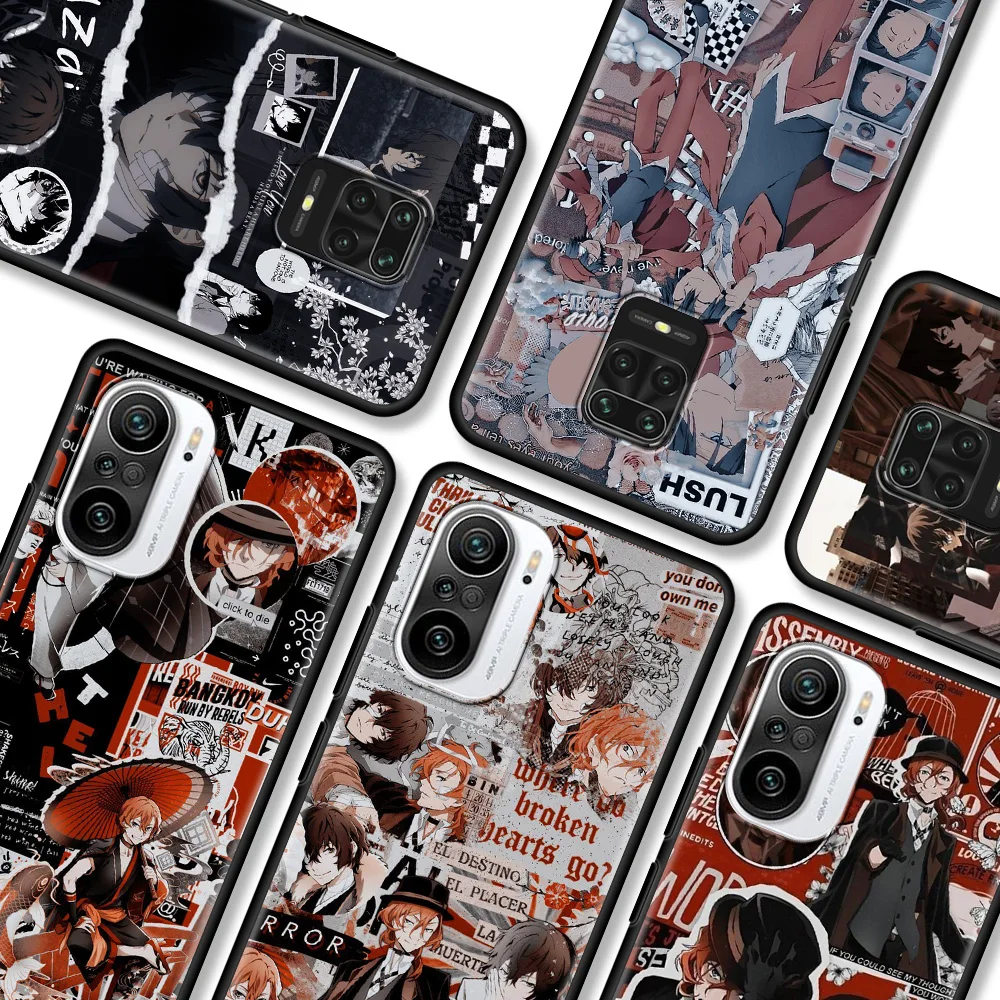 

Bungo Stray Dog Anime Phone Case for Xiaomi Redmi Note 9S 9 4G 8 Pro 7 8T 8 10 9A 10Pro 8 7A K40 8A 6A 9T 5G Soft Bag