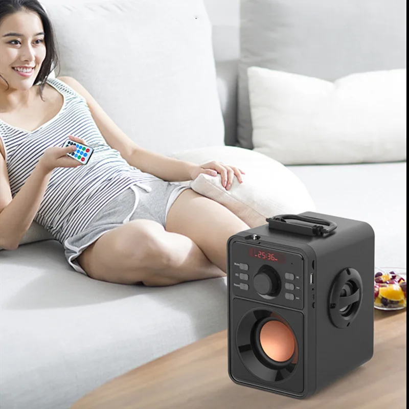 Subwoofer Wireless Bluetooth Speaker 3D Surround Computer FM Radio High Volume Portable Outdoor Caixa De Som Coluna BoomboxF4086 |