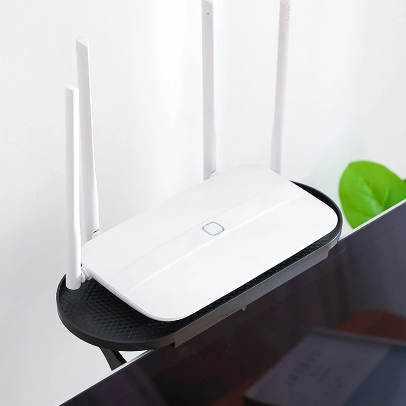 

TV Screen Top Storage Shelf Rack Holder Durable Multifunction for Home Office Dropshipping