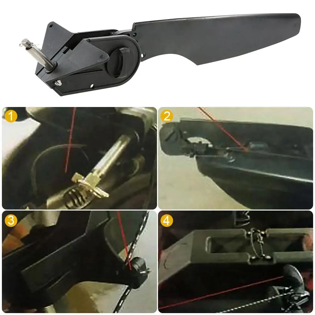 Комплект из нержавеющей стали для управления ножным рулем лодки каноэ Каяка