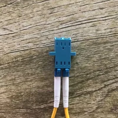 Дуплексный адаптер LC в форме SC SM ММ OM3 OM4 APC fiber DX соединитель синего зеленого