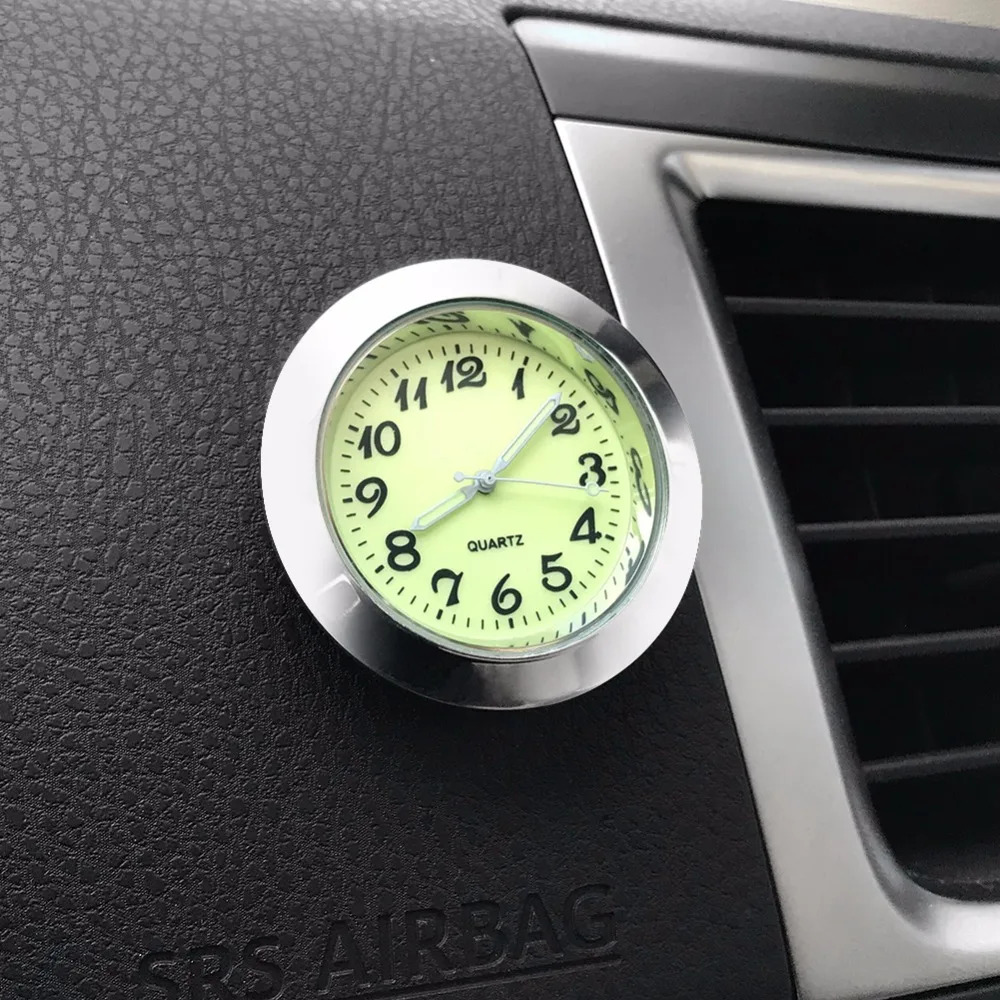 Светящиеся автомобильные часы зажим на вентиляцию украшение освежитель воздуха
