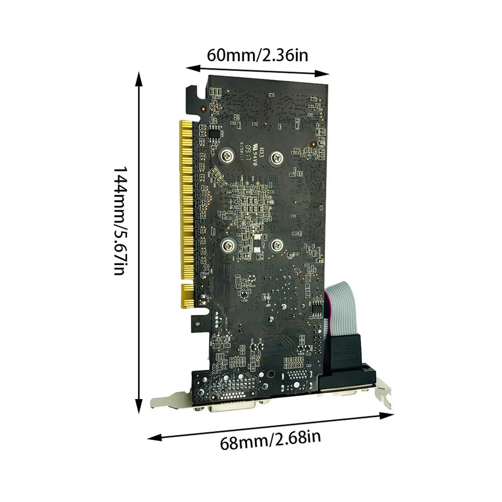 

Low Profile Design HPTC Graphics Card GT520 1G 128Bit DDR3 DVI HDMI Video Cards with Overclocking Utility