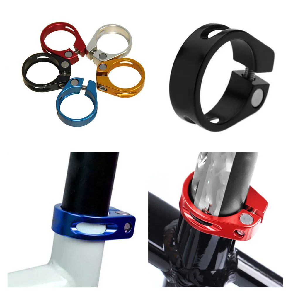 

Tube Clip Cycling Saddle Fixed Bicycle Accessories Aluminum Alloy Quick Release Seatposts Clamp Bike Parts