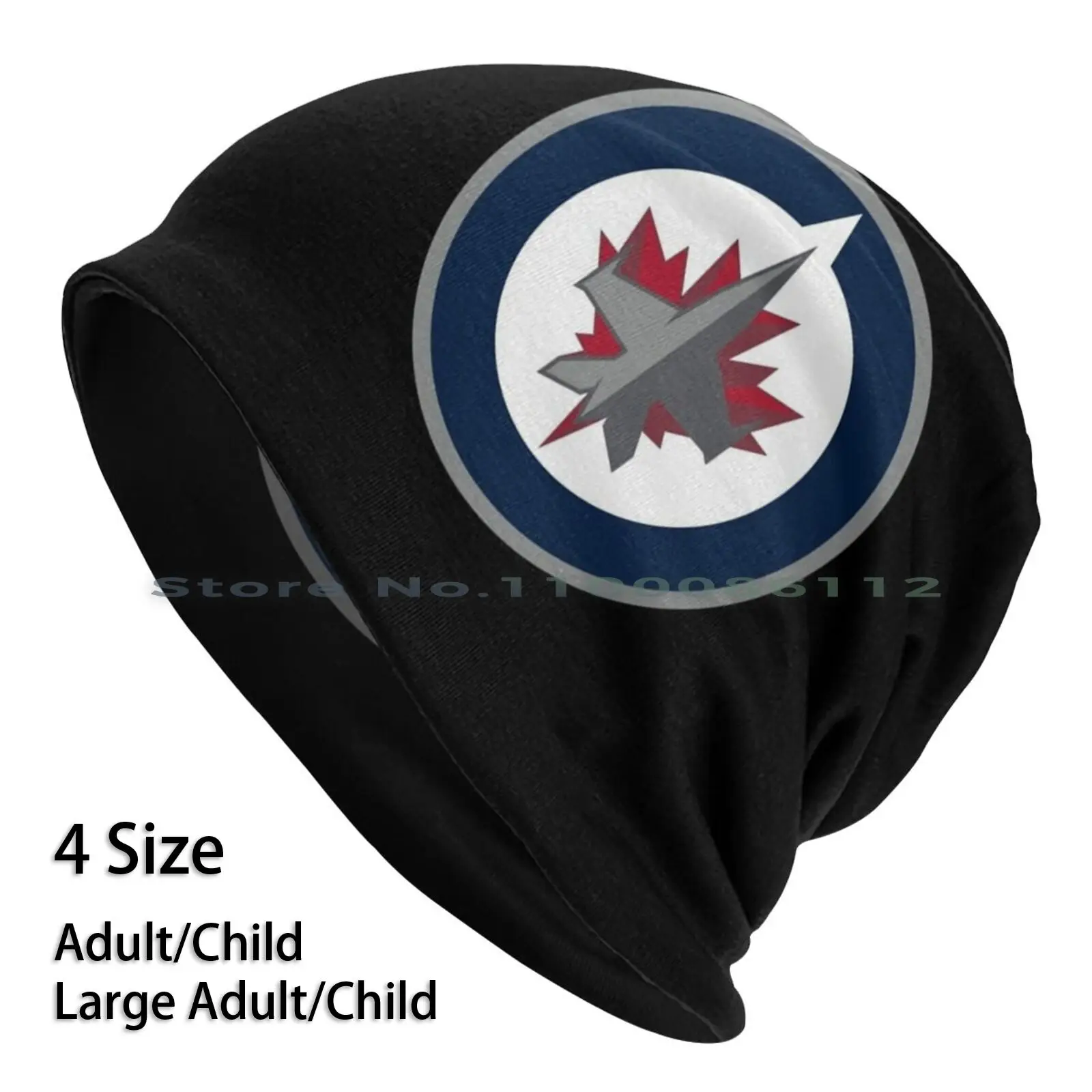 

Jets , Winnipeg Beanies Knit Hat Team Usa Canada Sport Ice Hockey Logo Brimless Knitted Hat Skullcap Gift Casual Creative