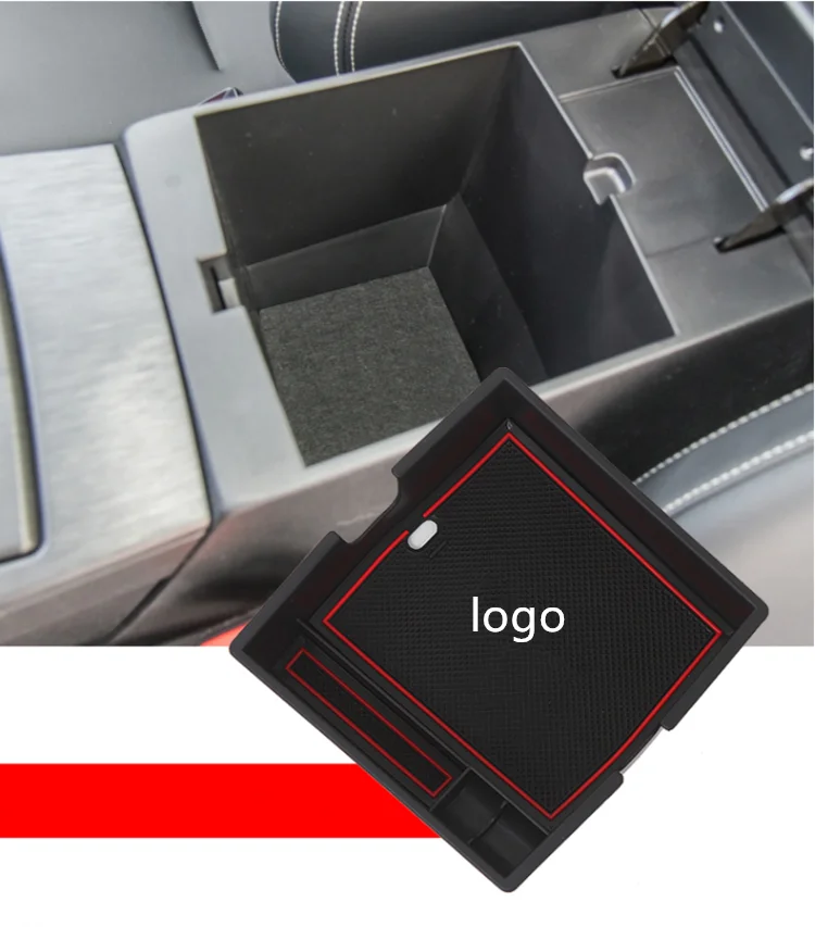 

Reonilak For Haval Jolion 2021 Car Central Armrest Storage Box Content Center Console Accessories Black ABS