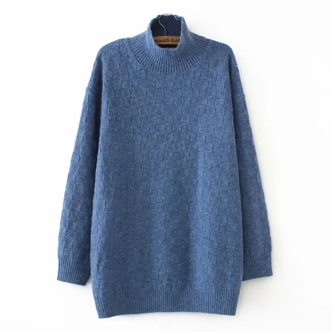 Повседневные женские свитера размера плюс Осень-зима 2019 Модные свободные