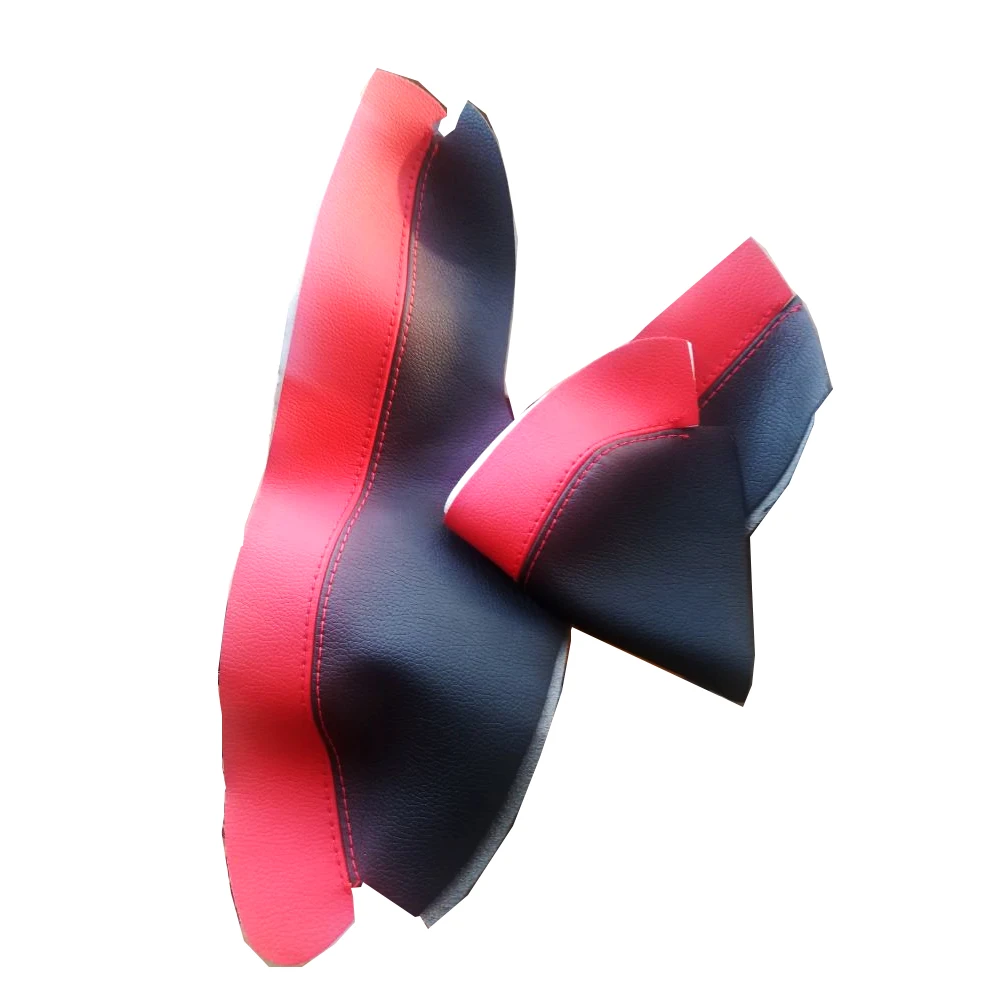 

4 шт., мягкий кожаный чехол на дверной подлокотник для Honda Civic 10-го поколения 2016 2017, накладка на дверные панели, черная с красным кожаным сращиванием