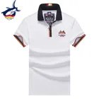 Рубашка-поло мужская Tace  Shark, 100% хлопок, с молнией, с коротким рукавом, брендовая, 2020