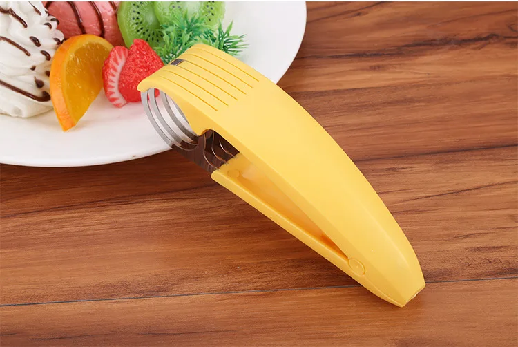 Слайсер для бананов из нержавеющей стали кухонные инструменты слайсер фруктов и