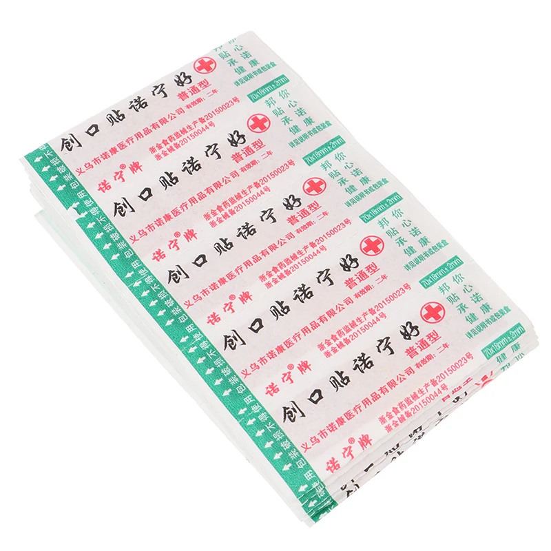 100/10 шт. Водонепроницаемый бинты первой помощи гемостаза бактерицидный