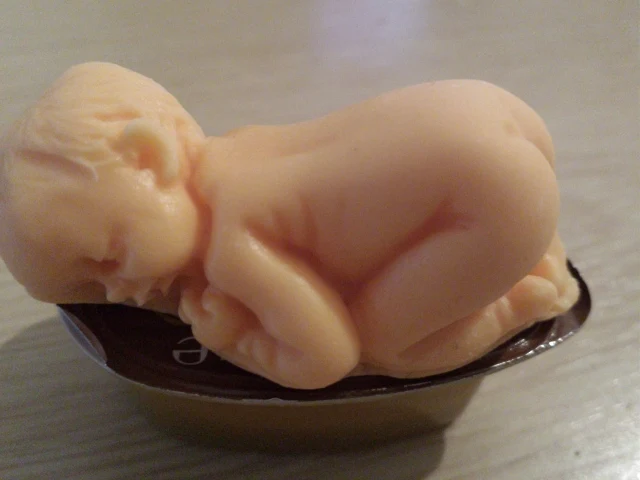 3D милый ребенок силиконовые заливочная форма для кондитерских изделий