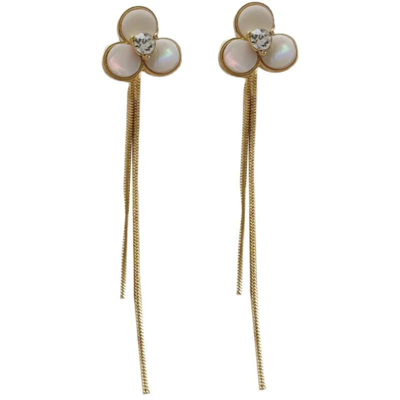 

S925 Needle Sen Flower Set Earrings Temperament Show A Thin Face Pair of Wear Wholesale Earrings for Women