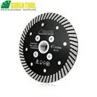 SHDIATOOL диаметр 4 дюйма105 мм Алмазный узкий лезвие горячего прессования с резьбой M14, отрезной диск для каменной кладки гранита, мрамора, бетона