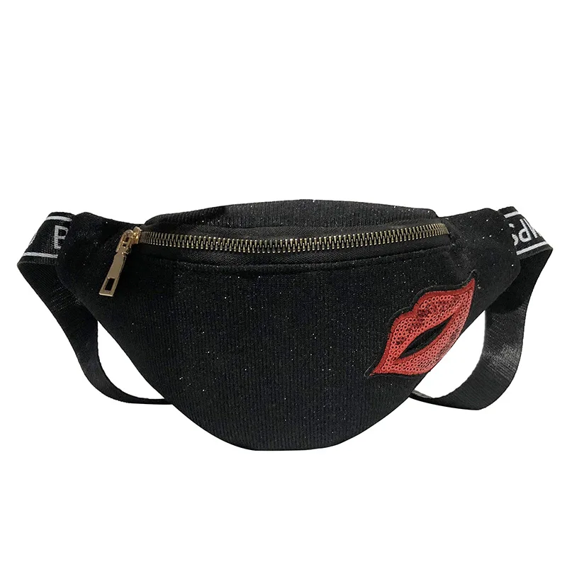 3 Waist pack JZYZQBX Женская поясная сумка с блестками, поясная сумка, сумка формы «банан», мини поясная сумка, Женская поясная сумка, нагрудная сумка - Цвет: 3 Waist pack