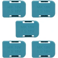 5pcs battery storage rack holder case for makita 18v fixing devices