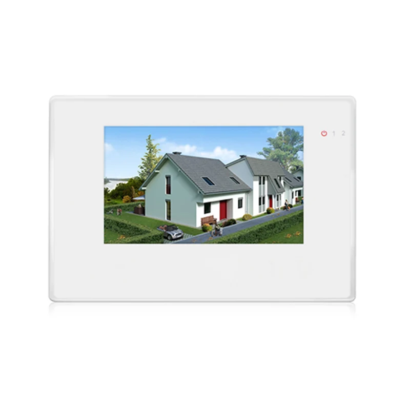 Белый IP Video Intercom POE System Wifi Video Door Phone Motion Detection Mobile App/Password/IC Card Unlock Security Access Control - Цвет: Белый