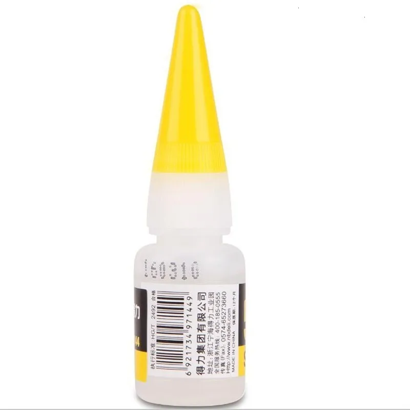 1Pcs Instant Quick-drying Cyanoacrylate Adhesive Strong Bond Fast Leather Rubber Metal 8g Office Supplies 502 Super Glue | Электронные