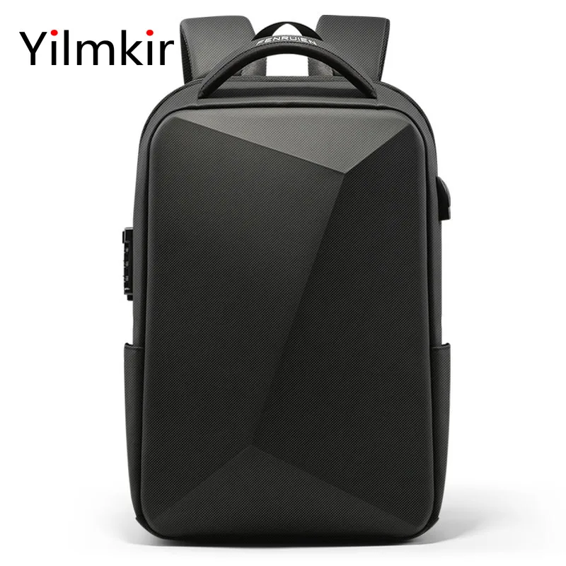 

Рюкзак мужской для ноутбука с USB-зарядкой и защитой от кражи