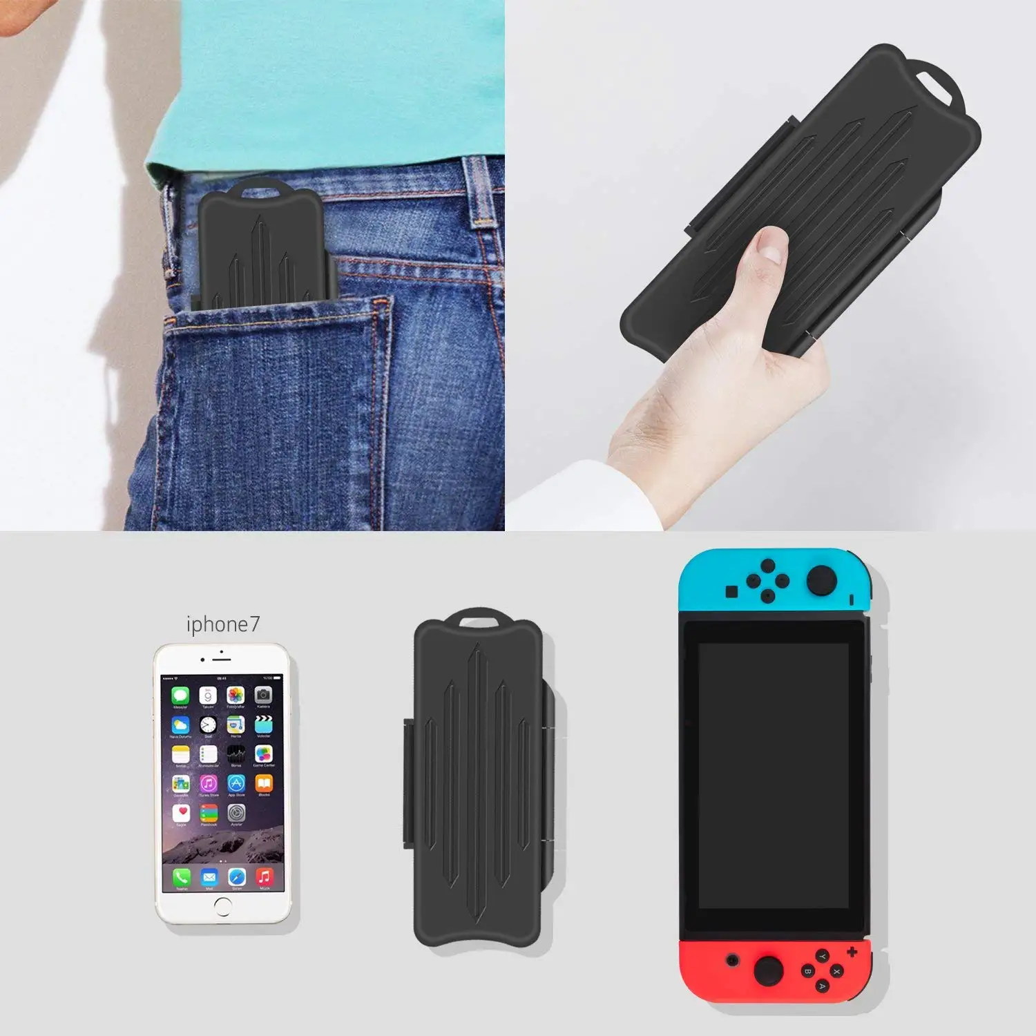 32 в 1 водонепроницаемый держатель карты памяти для переключателей чехол игр